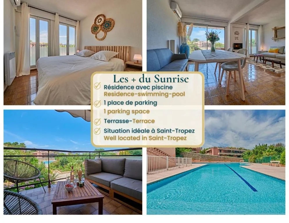 Image of Sunrise -Swimming-pool-Saint-Tropez center-parking